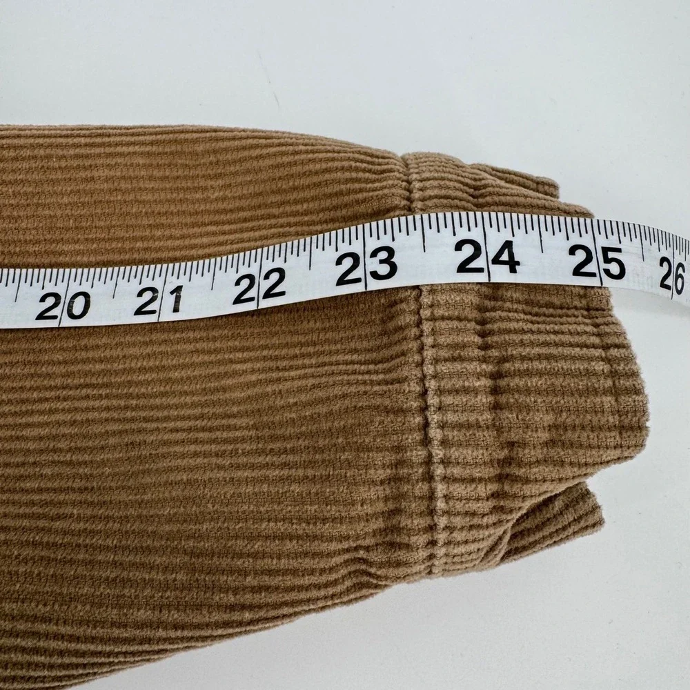 Billabong Mike Corduroy Jacket Mens Medium Tan Full Zip Trucker Workwear Coat
